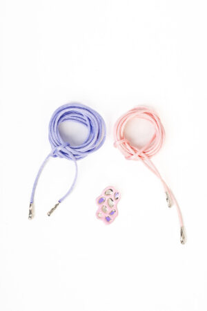 Necklace 24 Violet and Pink - ZORDAN